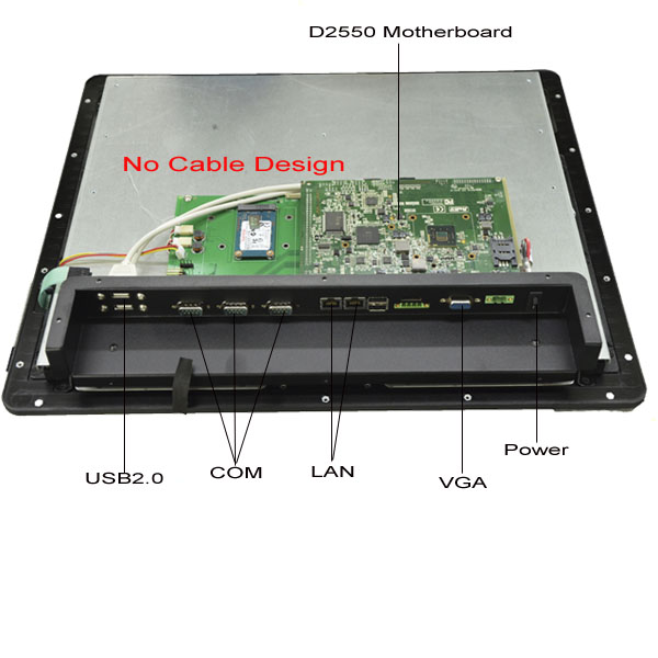 Industrial windows tablet pc PPC-121C