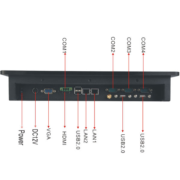 Industrial windows tablet pc PPC-121C