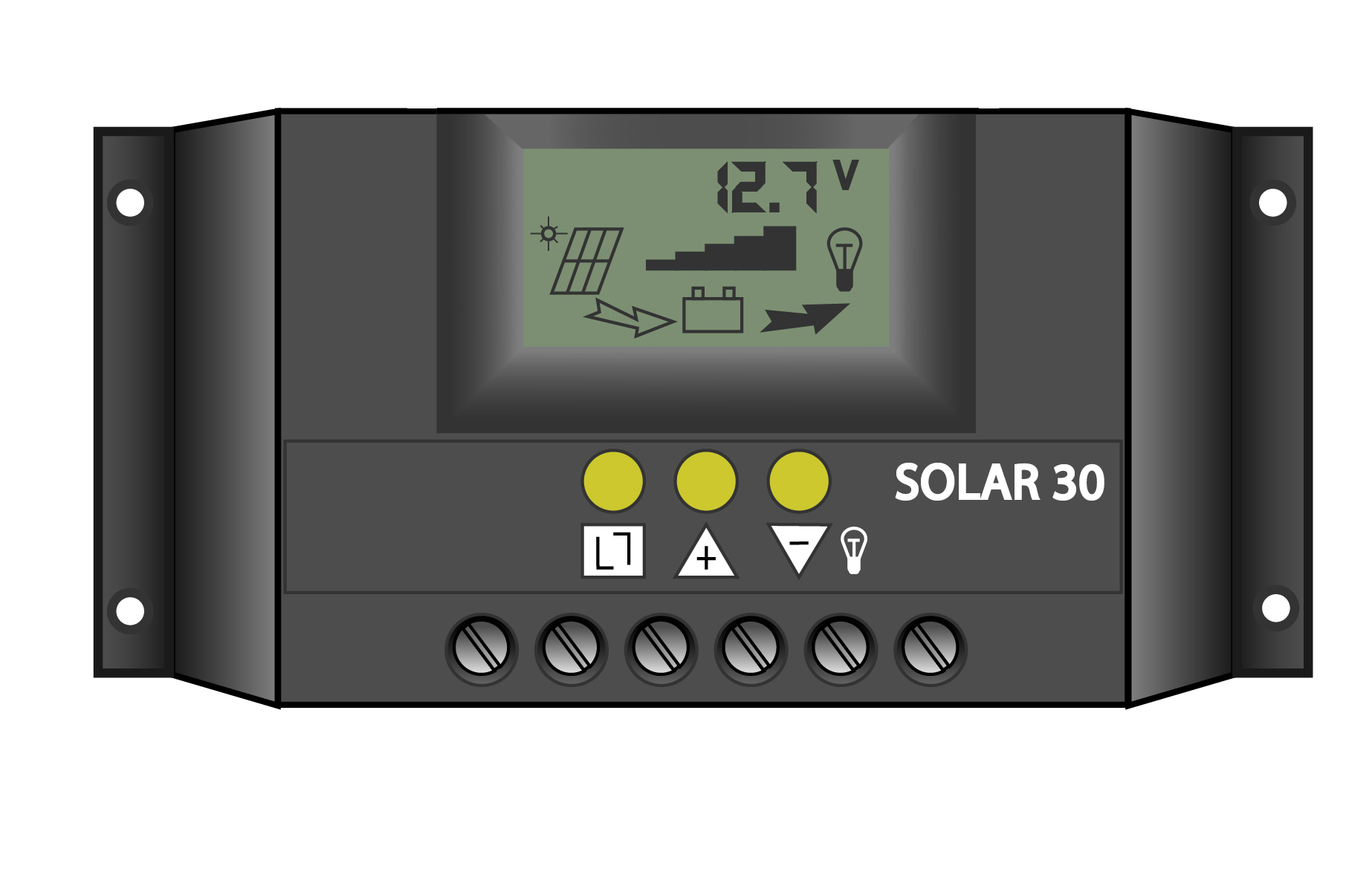 схема контролера заряда аккумултора солнечных батарей
