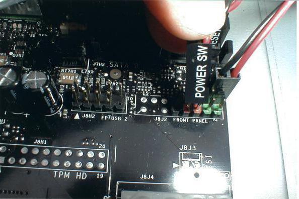 как к материнской плате подключить провода