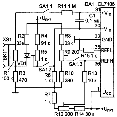 Схема мультиметра dt 5806