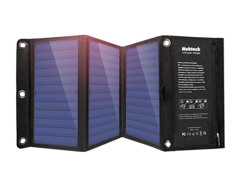 Nekteck 21W Portable Solar Panel Charge