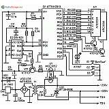 Схема термостата для работы с отопительным электрокотлом (DS1621, MOC3052)