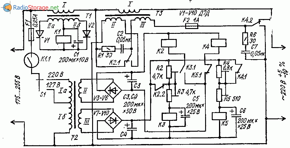 Симисторный стабилизатор напряжения схема