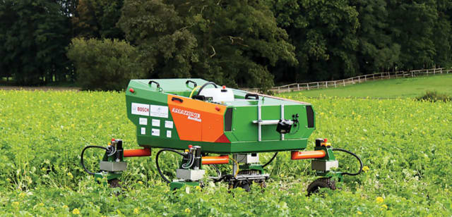 The Bonirob farming robot. (Image courtesy of Deepfield Robotics.)