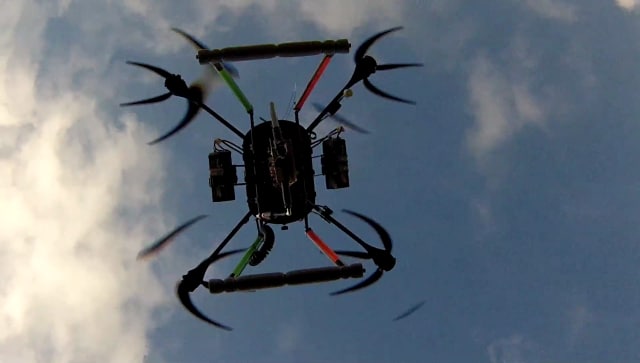 Example of a drone for tree planting. (Image courtesy of BioCarbon.)