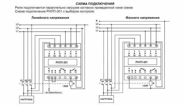 Установка реле контроля фаз